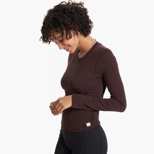 Vuori Long Sleeve Coast Crop Crew